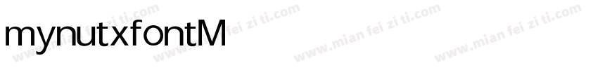 mynutxfont Medium字体转换